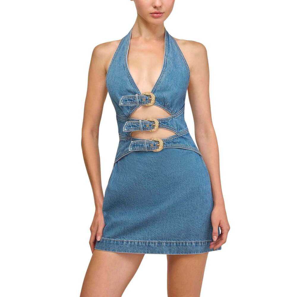 Cult Gaia - Anice Cut-Out Mini Dress - US 2 - Picture 4 of 6